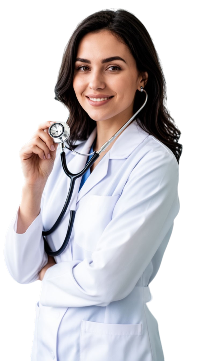 Врач со стетоскопом